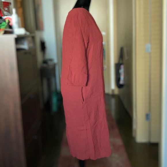 Suunday | NWT Cotton Gauze Dress - Terracotta, L - Picture 5 of 16
